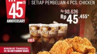 HUT KFC, KFC, Promo KFC