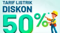 diskon token listrik pln, diskon listrik, token listrik, PLN promo, tarif listrik, beli token, aplikasi PLN, listrik murah, diskon PLN, promo Januari, tarif hemat, Diskon 50%, Token Listrik Diskon 50 Persen